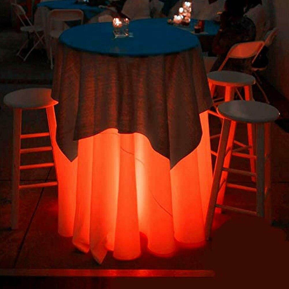 Decorative ABS Chargeable Light 16 Colors Easy Install 5050SMD Waterproof Base Remote Control Mini Mood Lamp USB Swimming Pool