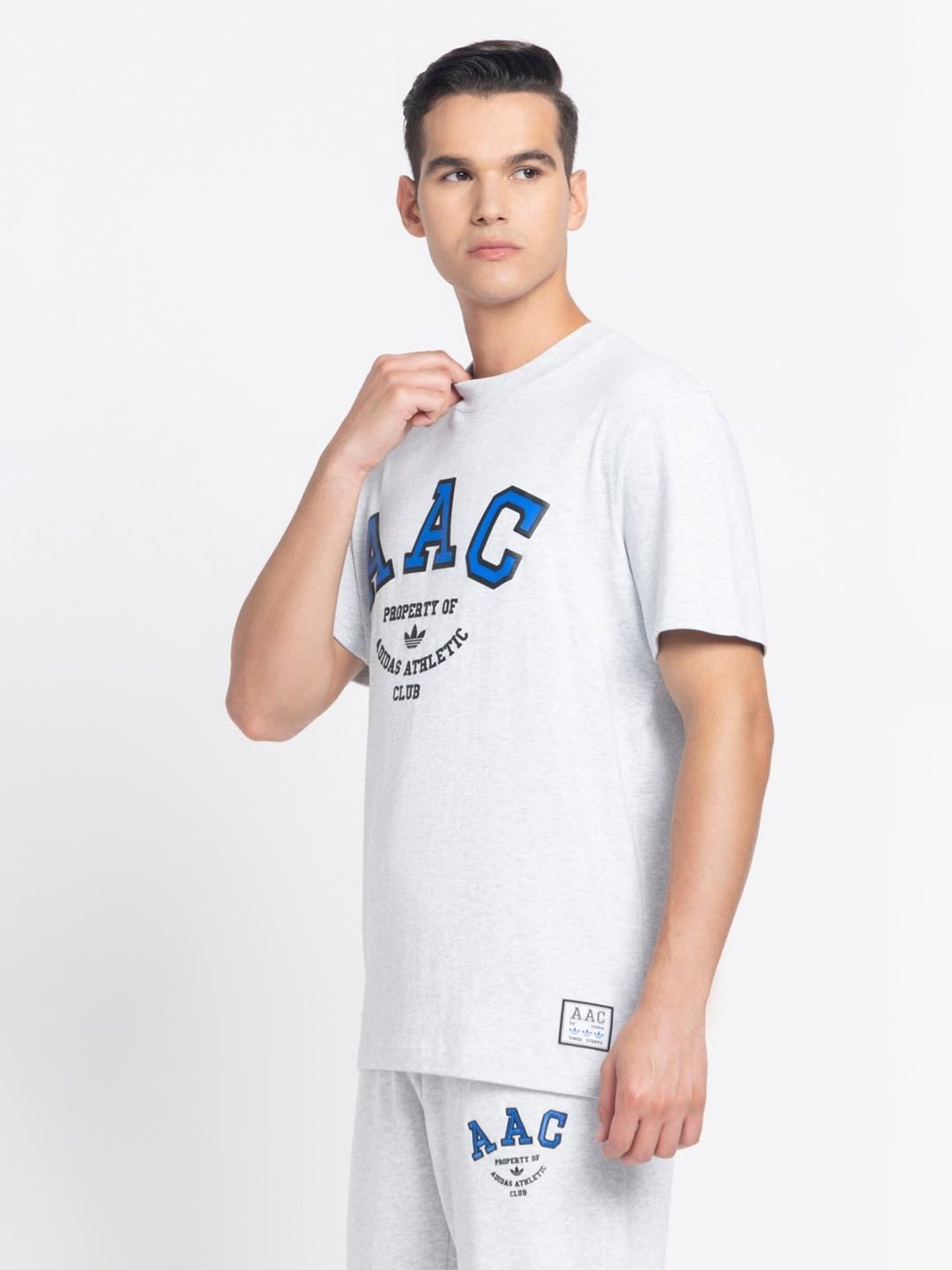 Adidas Originals White Regular Fit Printed T-Shirt