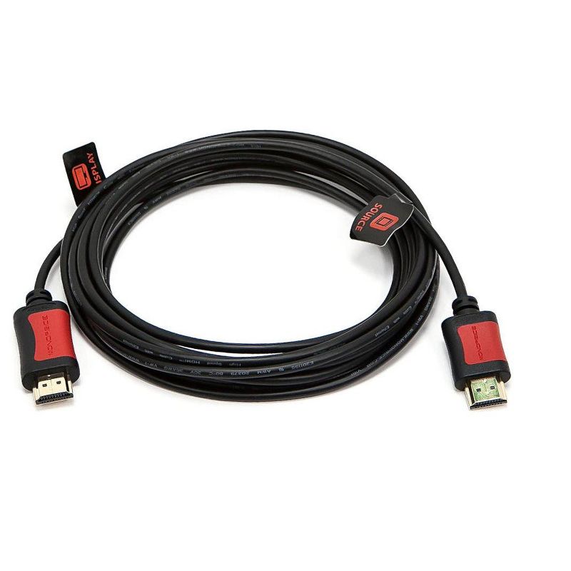 Monoprice Select Active Series High Speed HDMI Cable, 4K @ 24Hz, 10.2Gbps, 28AWG, 15ft, Black