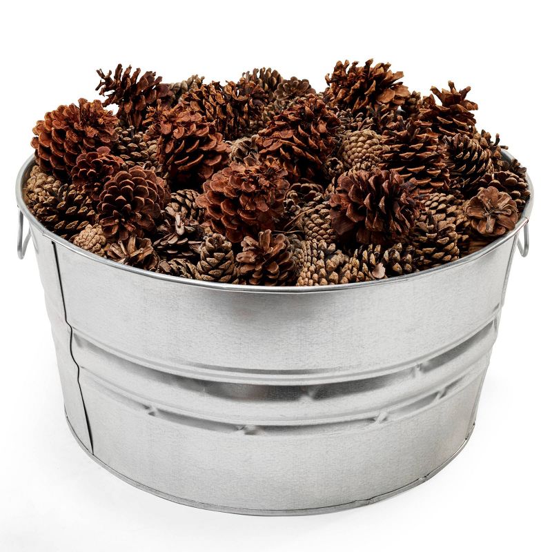 Behrens 15gal Galvanized Steel Round Tub Silver