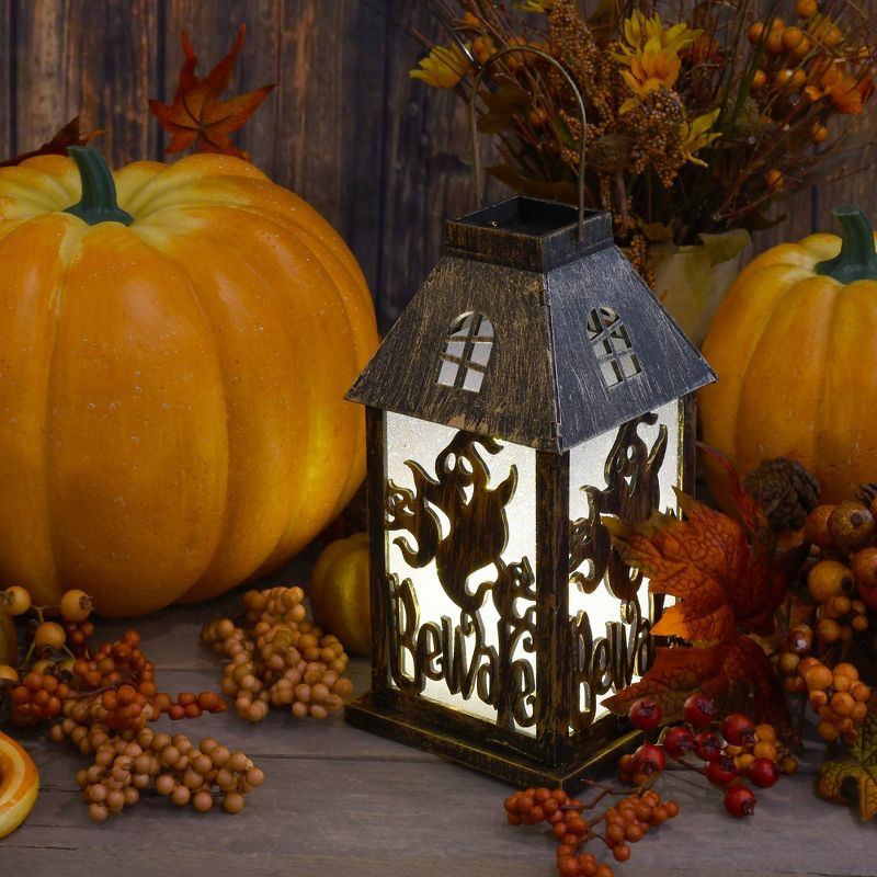 Rite Lite 11.5" Traditional Style LED Battery Powered Hanukkah Menorah - White/Blue