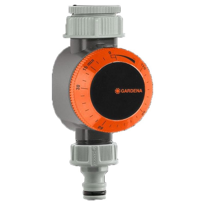 Gardena Aqua Zoom 3900 Square Ft Oscillating Lawn Garden Sprinkler 2 Pack Bundle with 2 Quick Connect Mechanical Water Timers