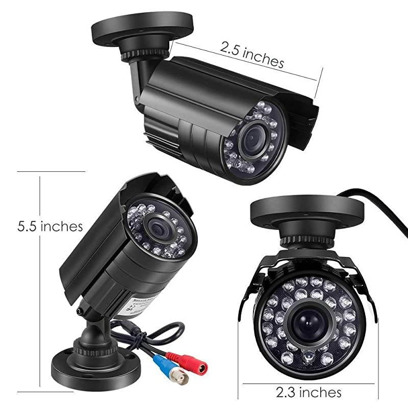 Wireless Outdoor Security Camera, 1080P WiFi Surveillance Camera, IP Camera with 2-Way Audio, IP66 Waterproof, Night Vision, Motion Detection&Email Alerts-iOS/Android