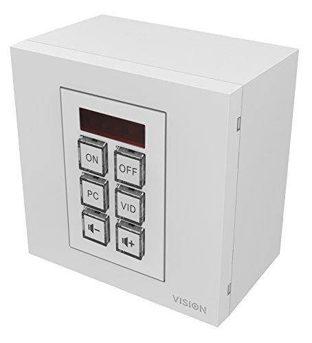VISION CONTROL PROJECTOR CONTROLLER - Learns IR remote control codes from original device remote - one code per button. Or for advanced applications it can be connected to a PC via USB and programmed