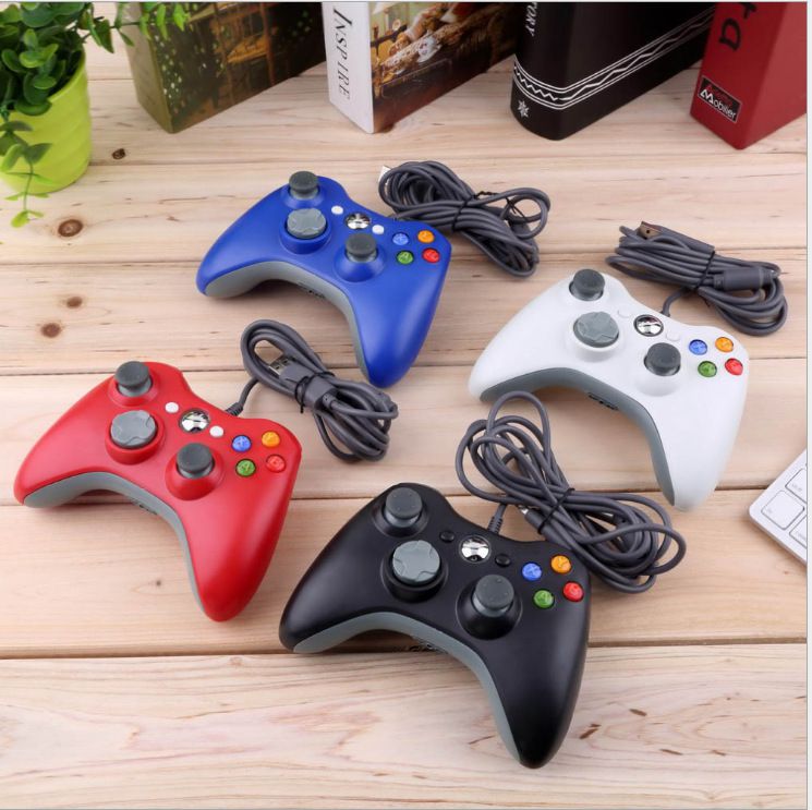 Xbox 360 Wired Controller, USB Gamepad, Joypad with Shoulders Buttons, for Microsoft Xbox360/Xbox 360 Slim/PC Windows 7 8 10 Game
