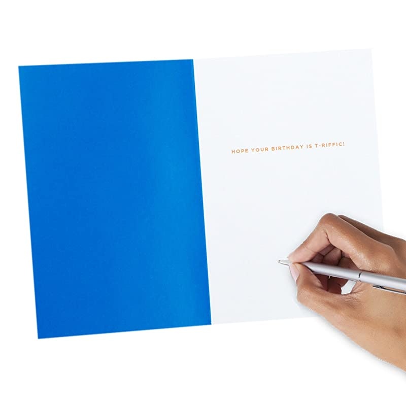 Signature Birthday Card for Boy T Rex