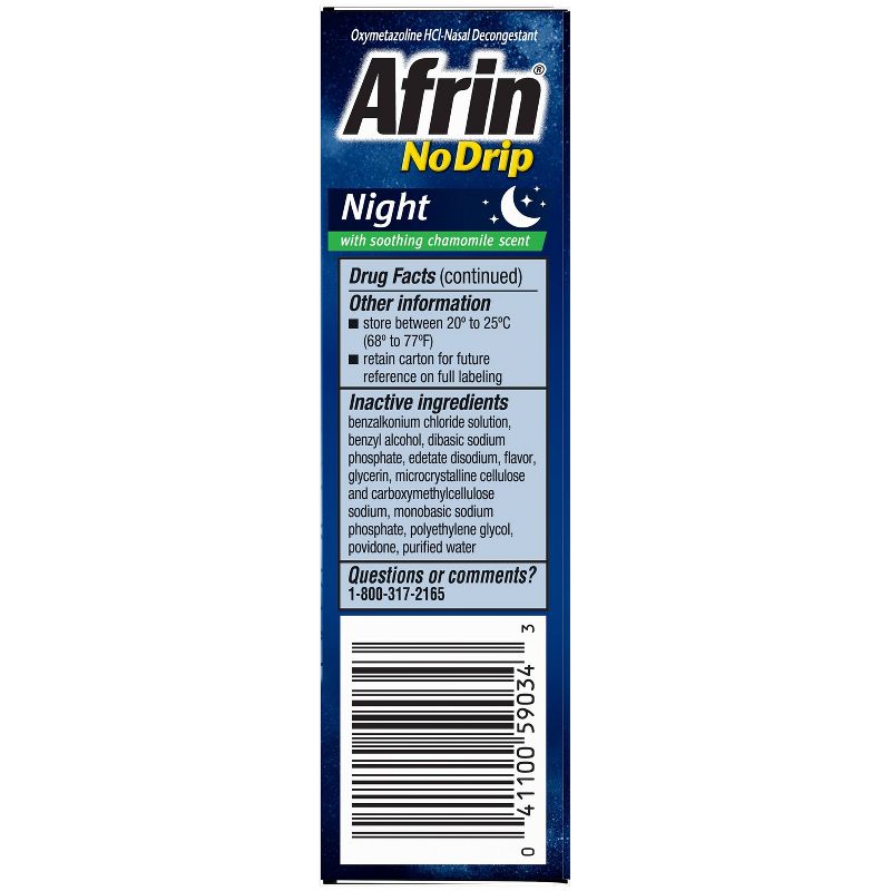Afrin NoDrip Night 12 Hour Relief Nasal Spray - 0.5 fl oz