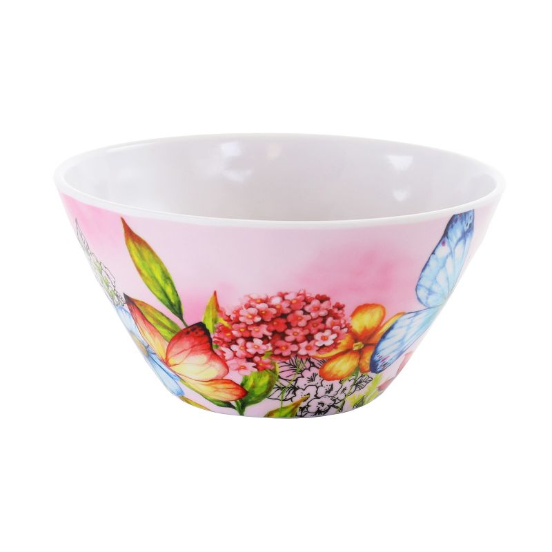 Studio California Camberly 8 Piece 6 Inch Embossed Melamine Bowl Set