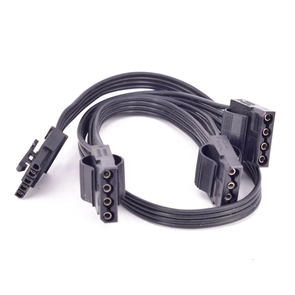 5 Pin to 3 Port Peripheral 4 Pin Molex IDE Power Supply Cable for Cooler Master VSM750 VSM650 VSM550 PSU Modular
