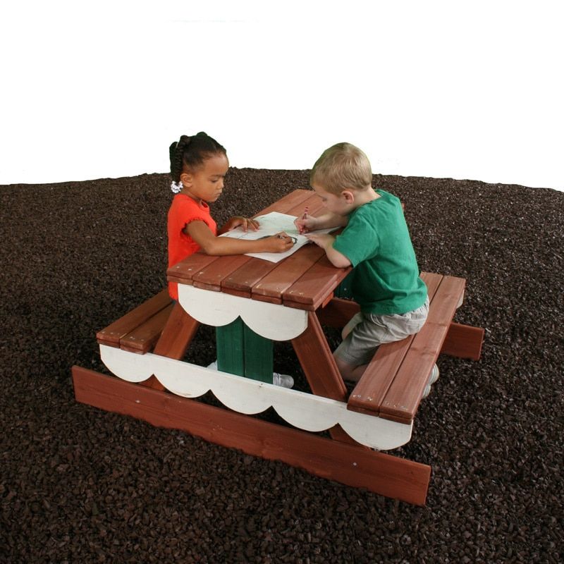Swing-N-Slide Wooden Picnic Table