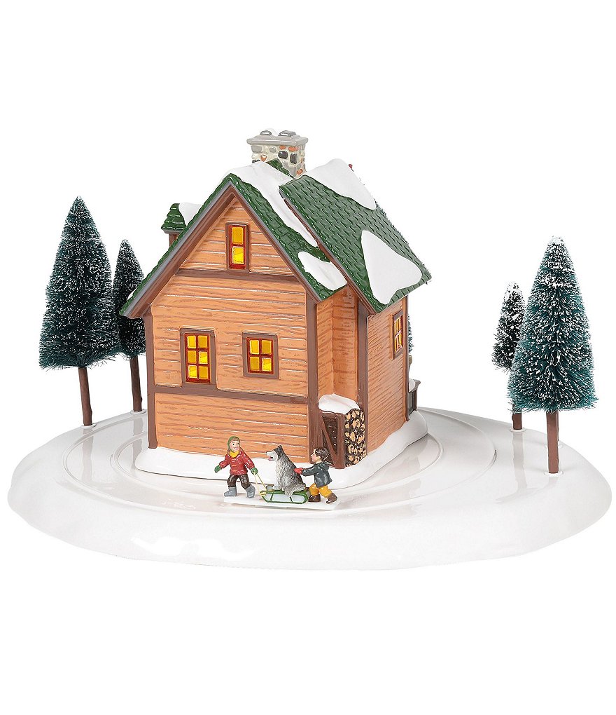 Department 56 The Original Snow Village Winter Wonderland Cabin Figurine