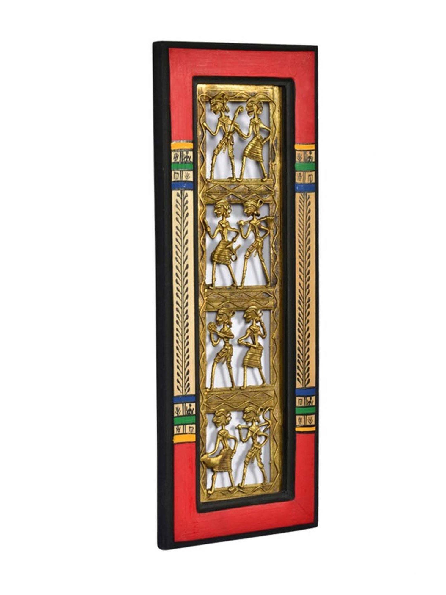 Gathari White & Orange Ceramic Desk Planter