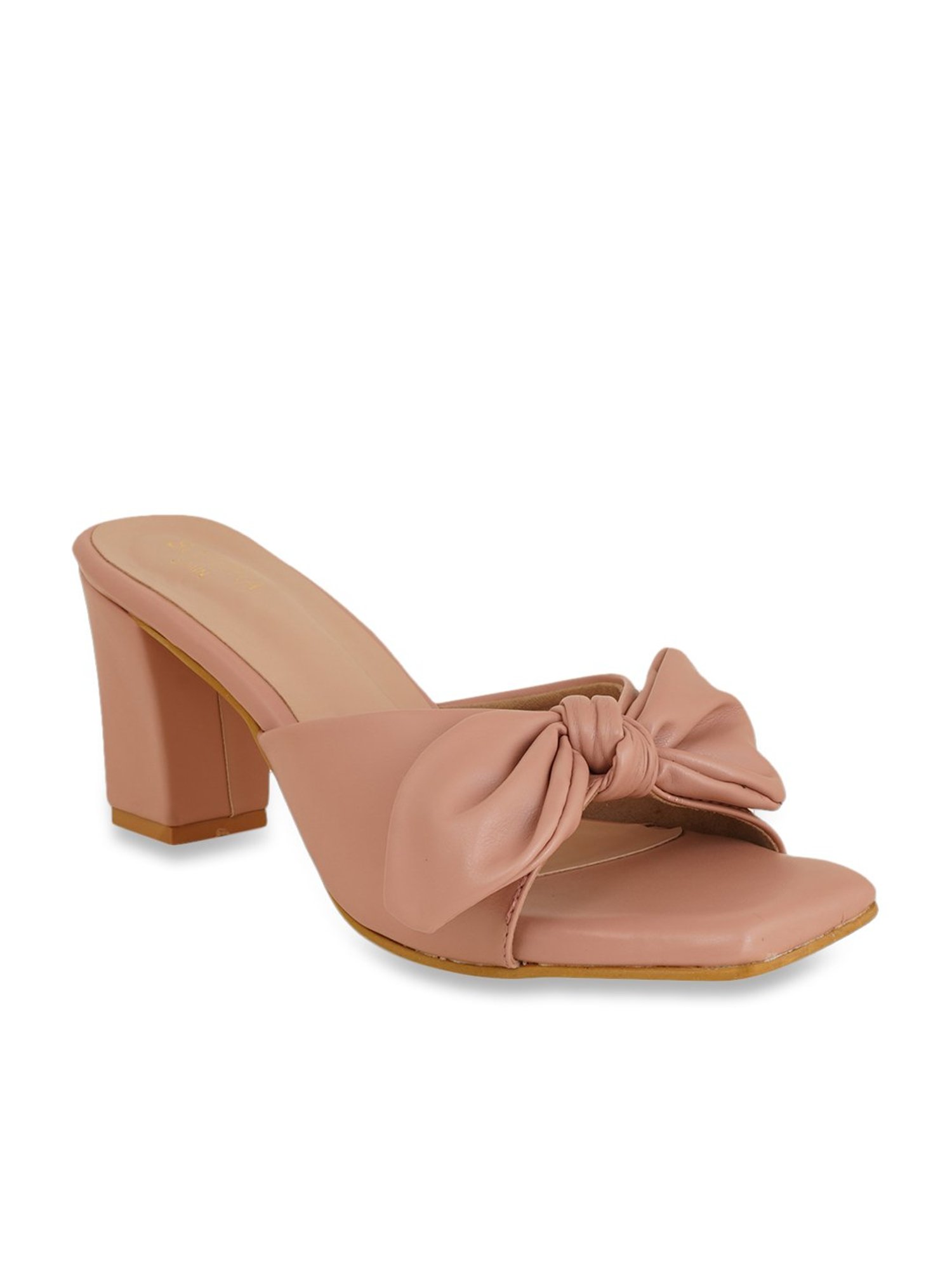 Scentra Women's Peach Casual Sandals