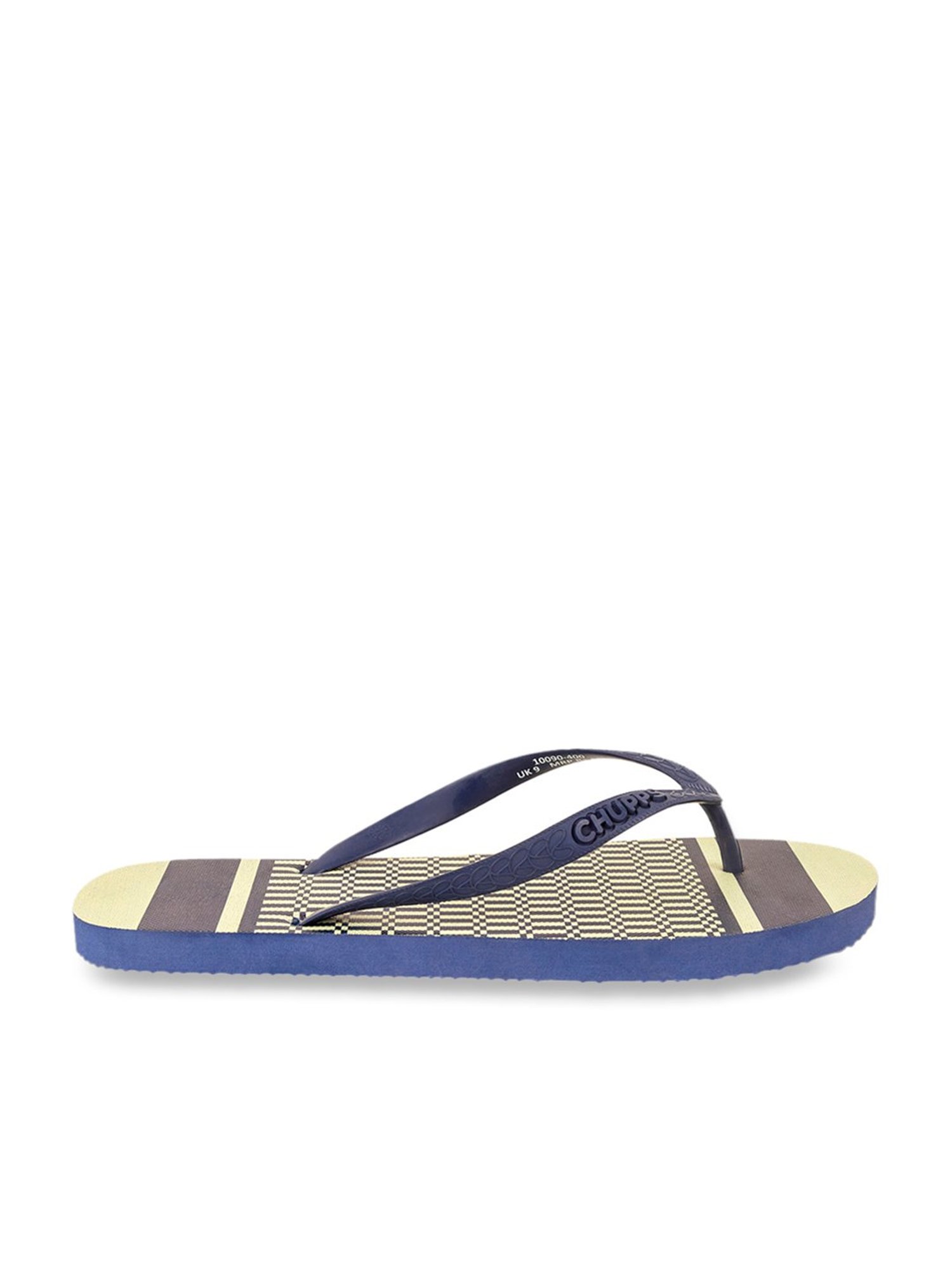 Chupps Men's Navy Flip Flops