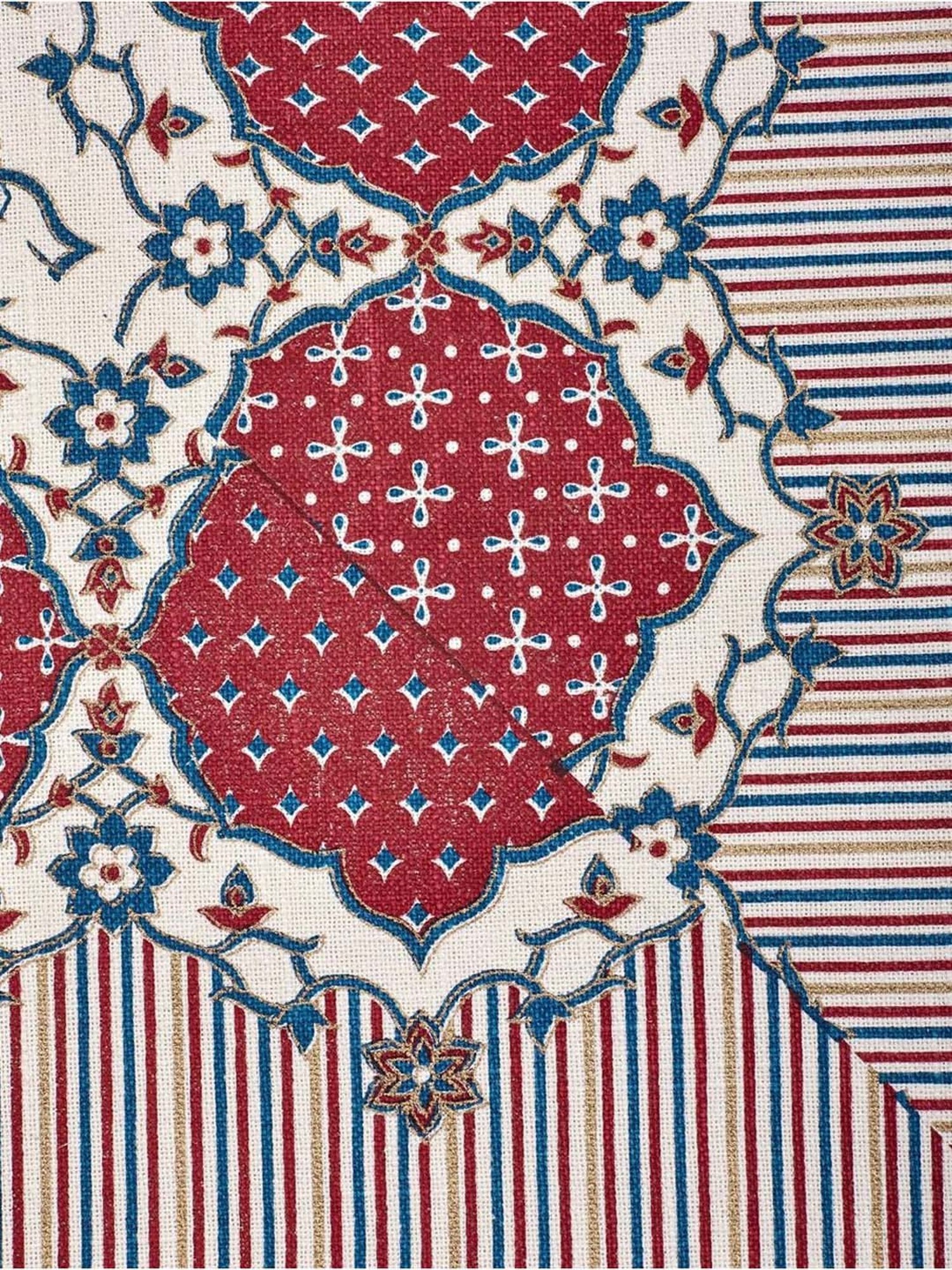 Romee Beige Cotton Checks Table Linen Sets