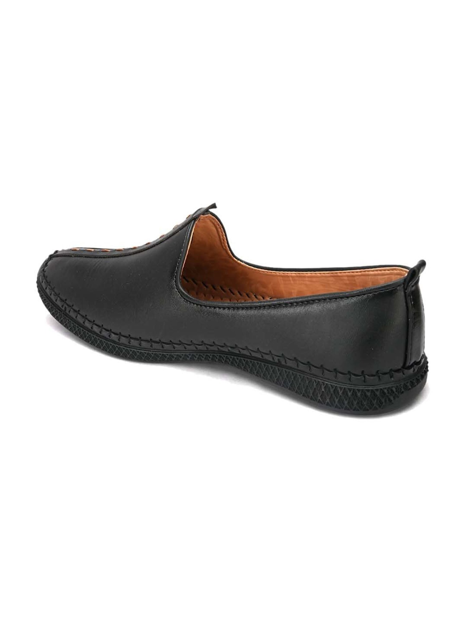 Giorgio Men's Black Casual Slip Ons
