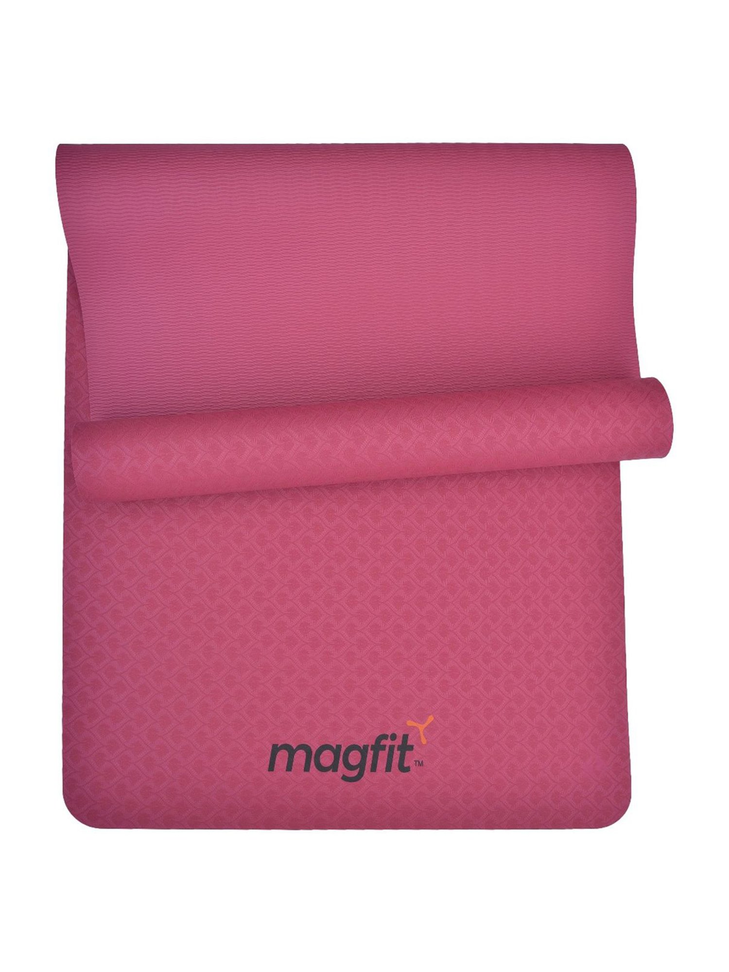 MagFit Purple TPE Yoga Mat with Mat Bag (4 mm)