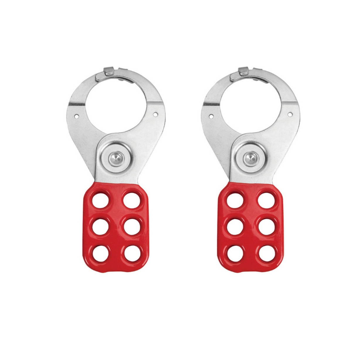 Industrial Safety Six-hole Lockout Hasp with Red Coating