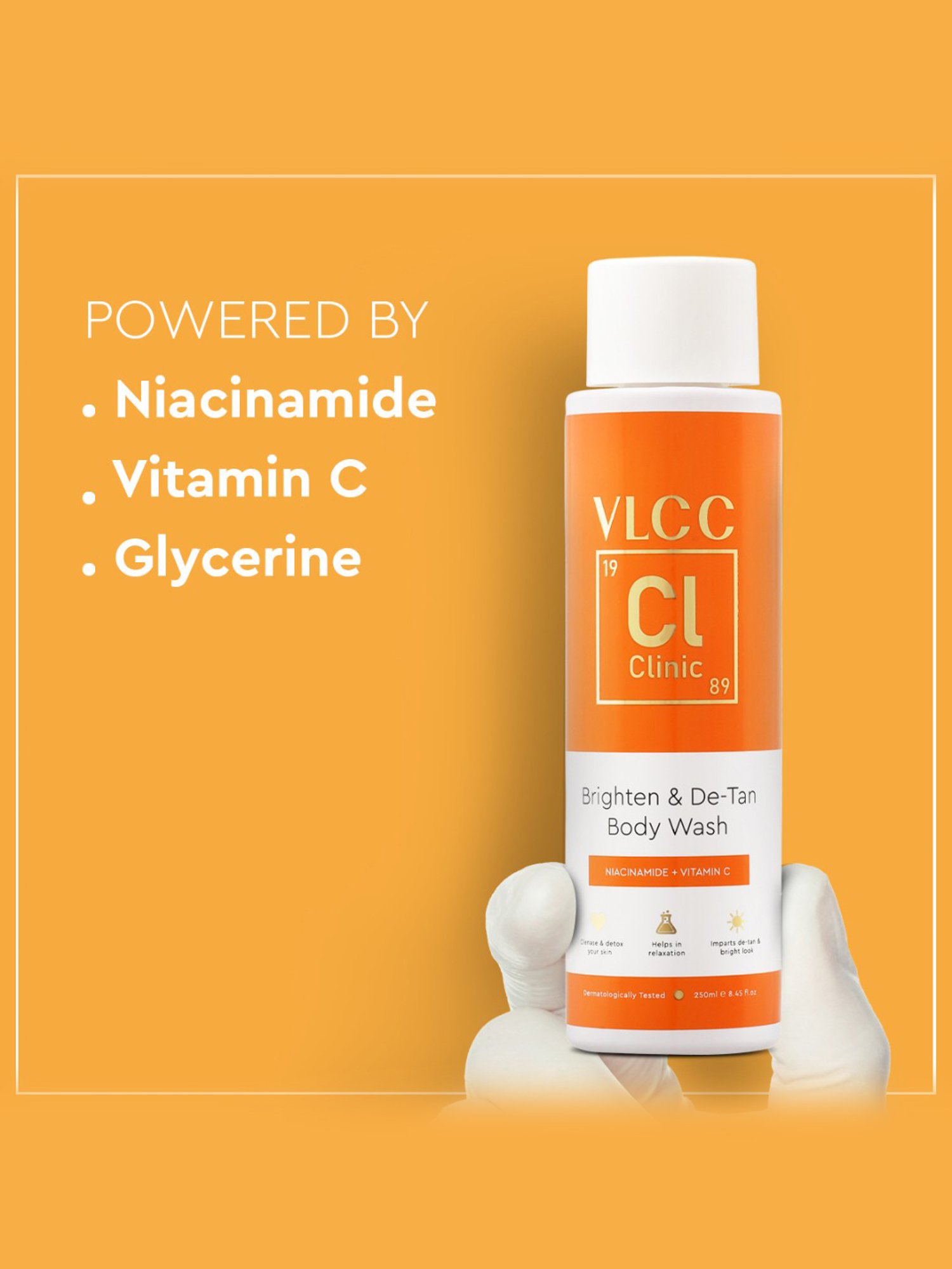 VLCC Clinic Brighten & De-Tan Body Wash - 250 ml