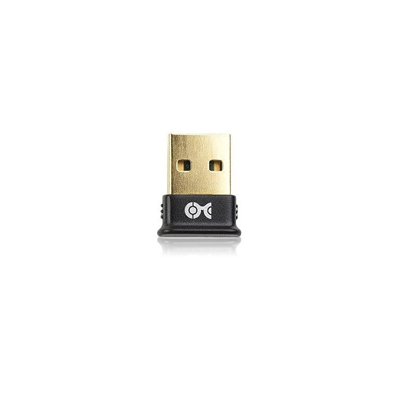 USB Bluetooth Adapter USB to Bluetooth 40 Adapter for Windows 10 81 8 7 Vista XP Raspberry Pi in Black