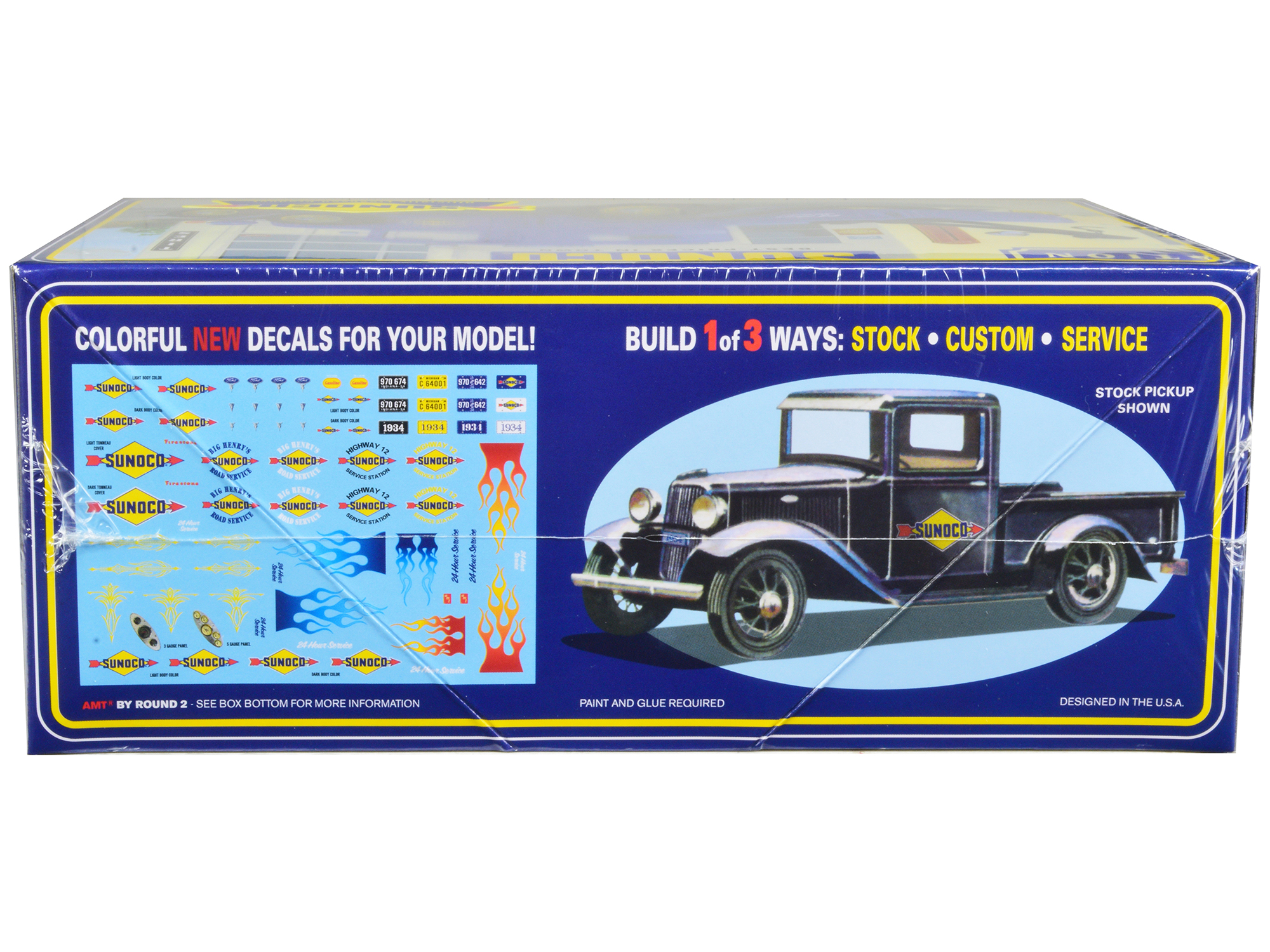 Skill 2 Model Kit 1978 Ford 4x4 Pickup Truck "Firestone Super Stones" 1/25 Scale Model by AMT