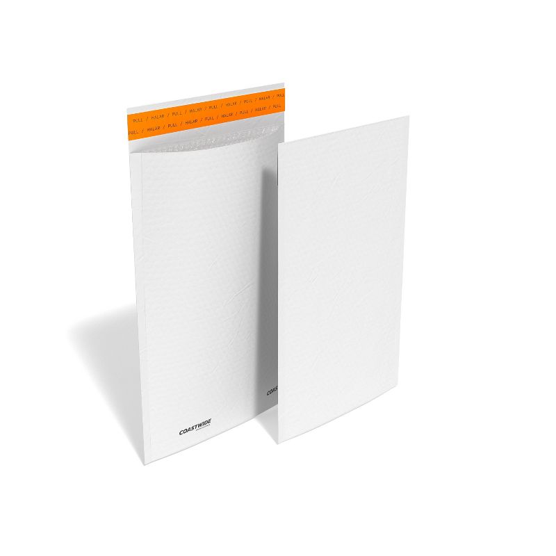 COASTWIDE 8-1/2 x 13-1/2 White Kraft QuickStrip Bubble CW56590