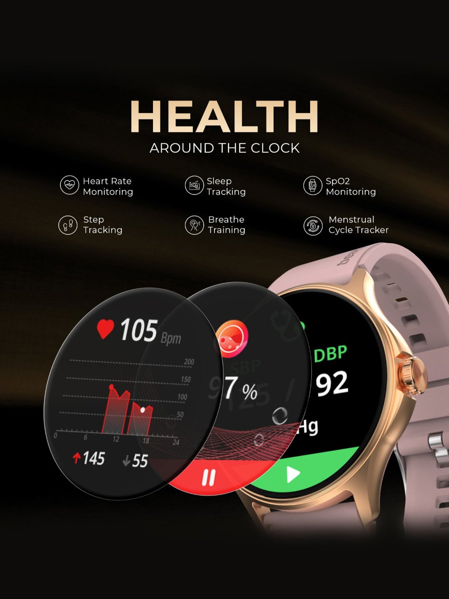 I Kall W1 Smartwatch (Black)