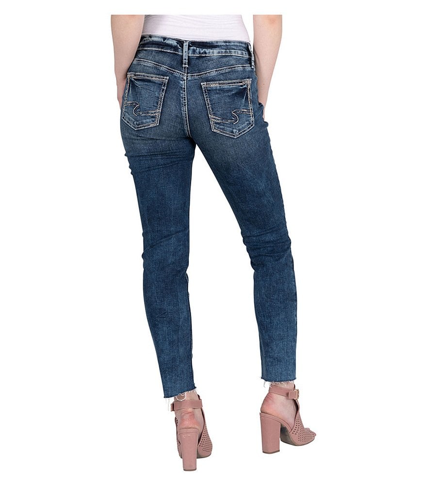 Silver Jeans Co. Highly Desirable Raw Edge Straight Jeans