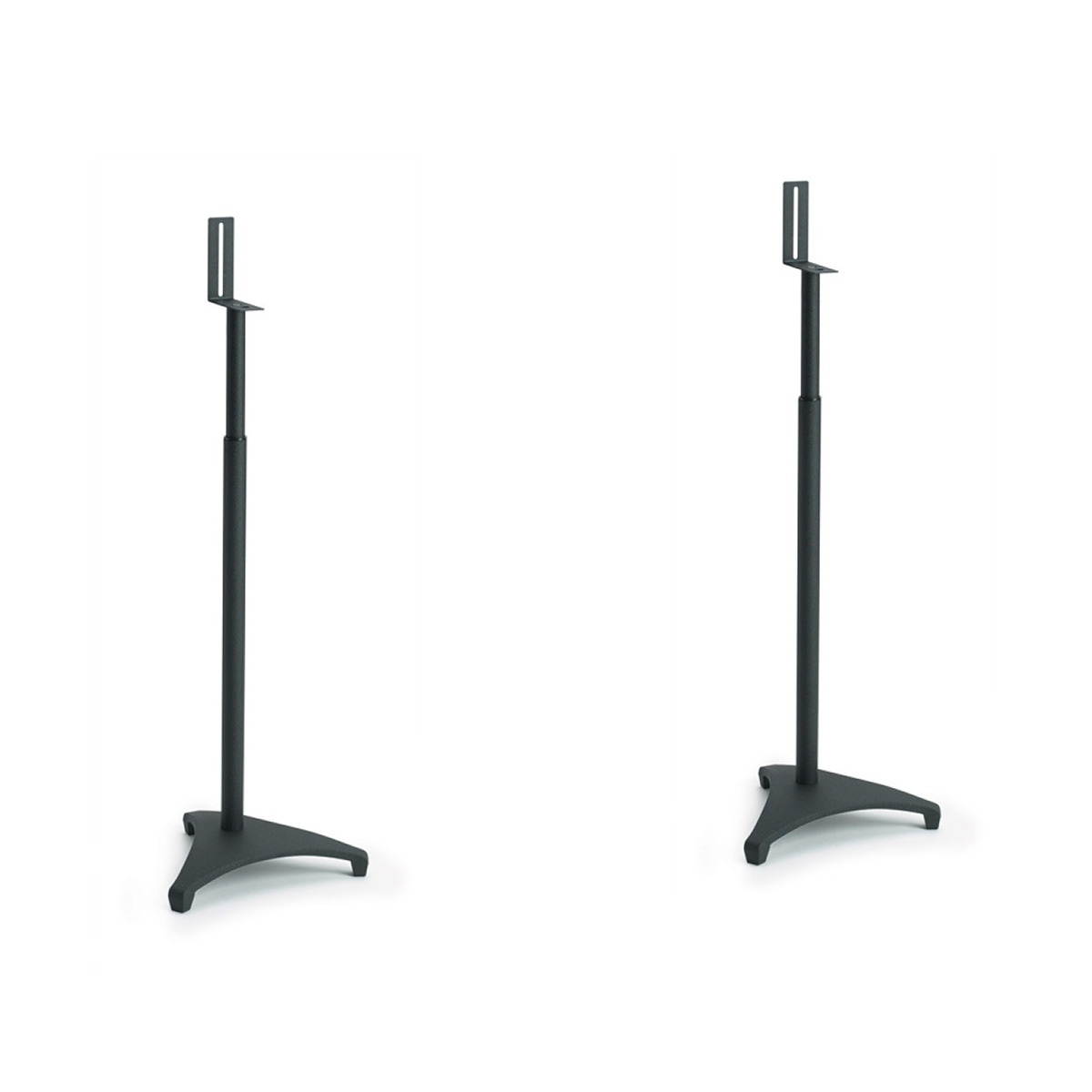 Sanus | EFSATB Black (Pr.) | Euro Foundations Series II Adjustable Speaker Stands