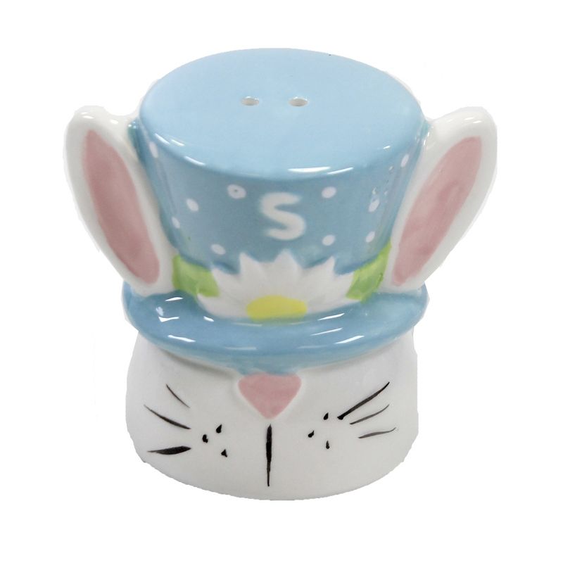 Tabletop 2.25" Bright Easter Salt & Pepper Shakers Bunny Egg Transpac  -  Salt And Pepper Shaker Sets