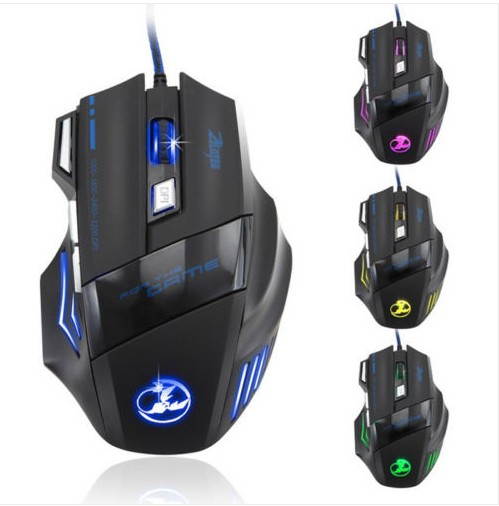 2014 3200DPI 8D MASTER T80 Optical Usb Gaming Mouse for PC Laptop RAZER WOW CS CF FPS