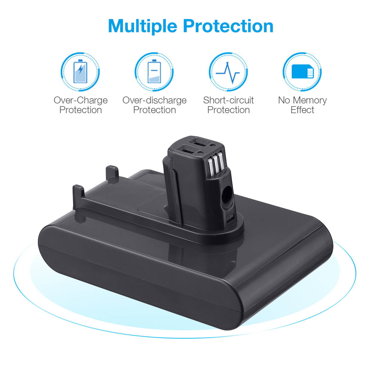 FirstPower 4000mAh Replacement Battery 4.0Ah 22.2V Li-ion Batteries for Dyson DC31 DC34 DC35 DC44 Type A Animal Vacuum