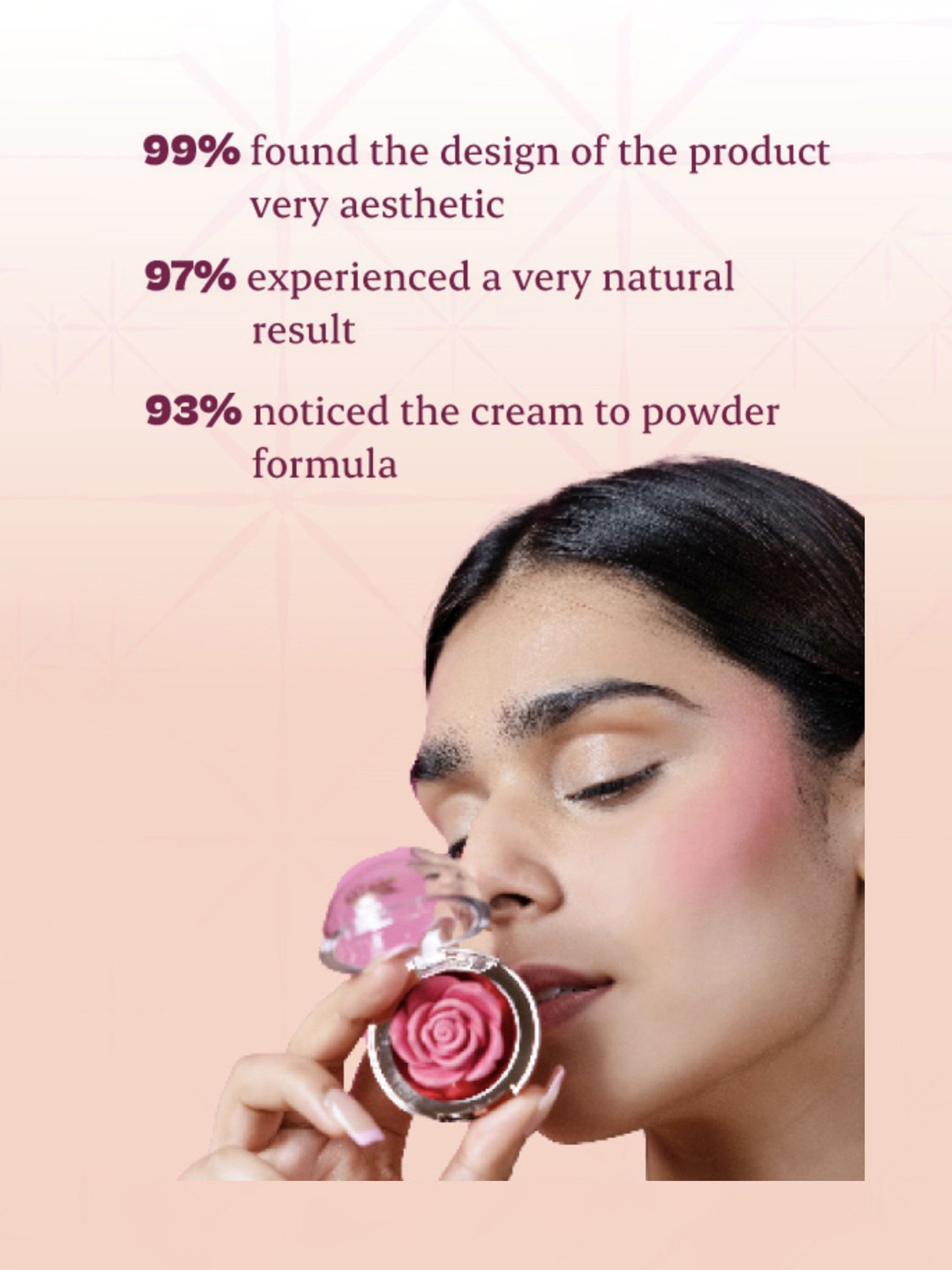 Typsy Beauty 3D Cream Blush Coral Kiss - 4.8 gm