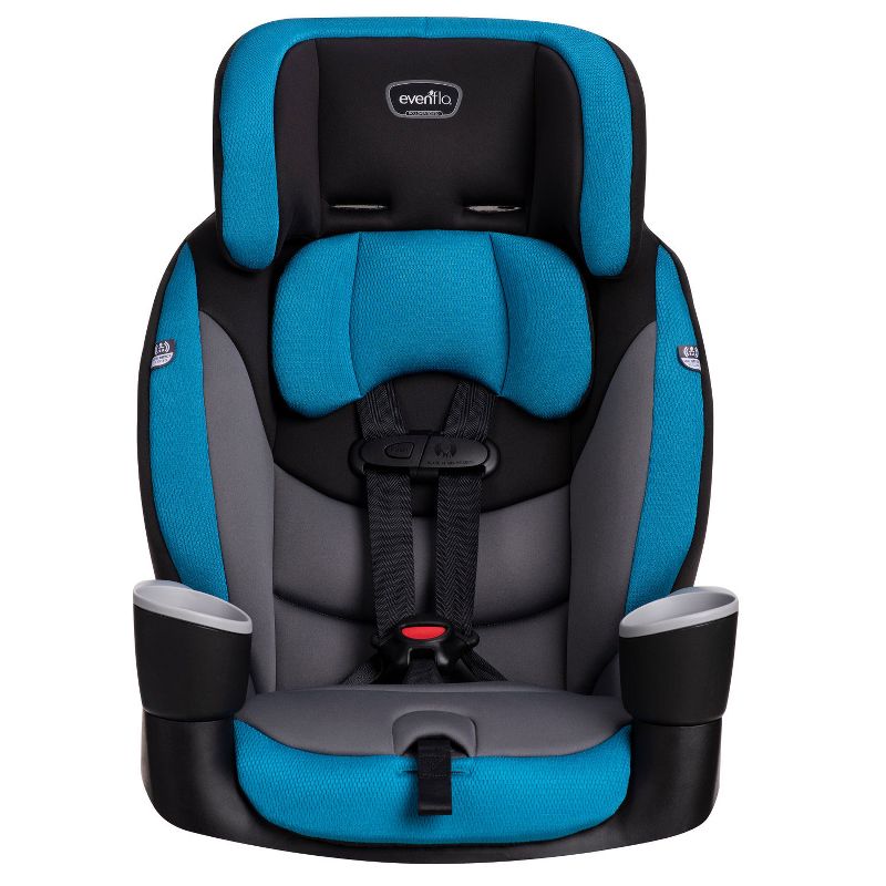 Evenflo 34912366 Maestro Convertible Forward Facing Sport Harness Toddler Child Booster Car Seat for Kids 2 to 8 Years Old, Palisade Blue