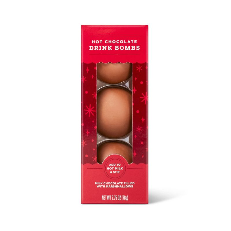 Holiday Hot Cocoa Bombs - 2.75oz / 3pk - Wondershop™