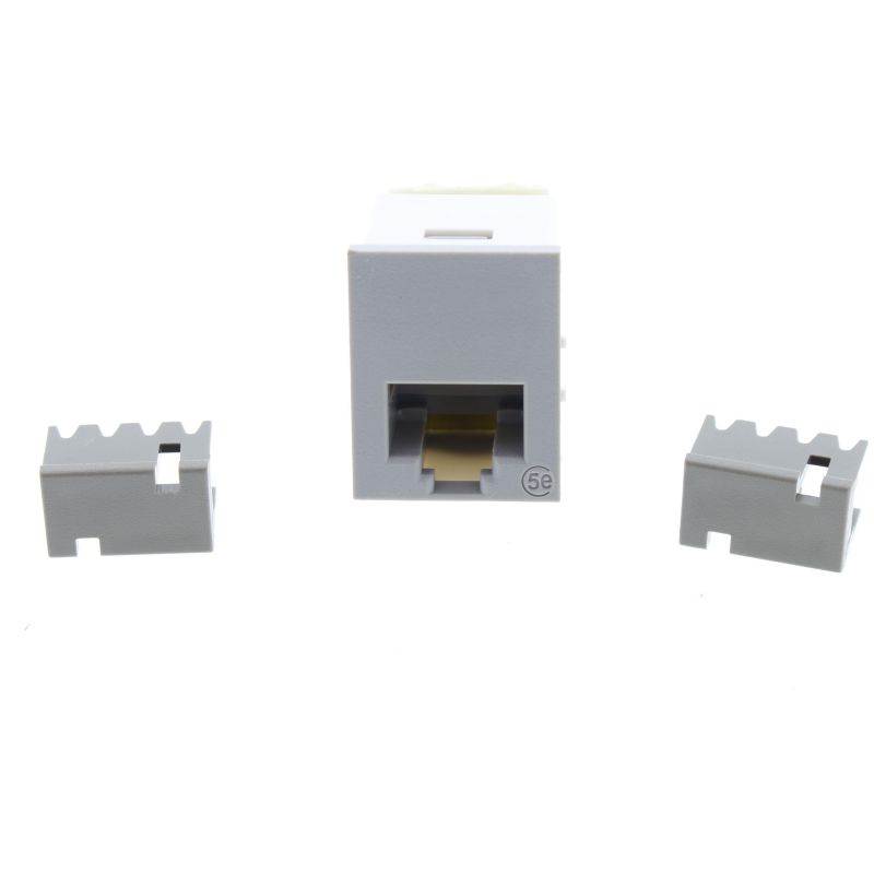 Pass & Seymour Innovate Gray Smooth Jack Cat5e RJ45 Category 5e T568A/B S58-GRY