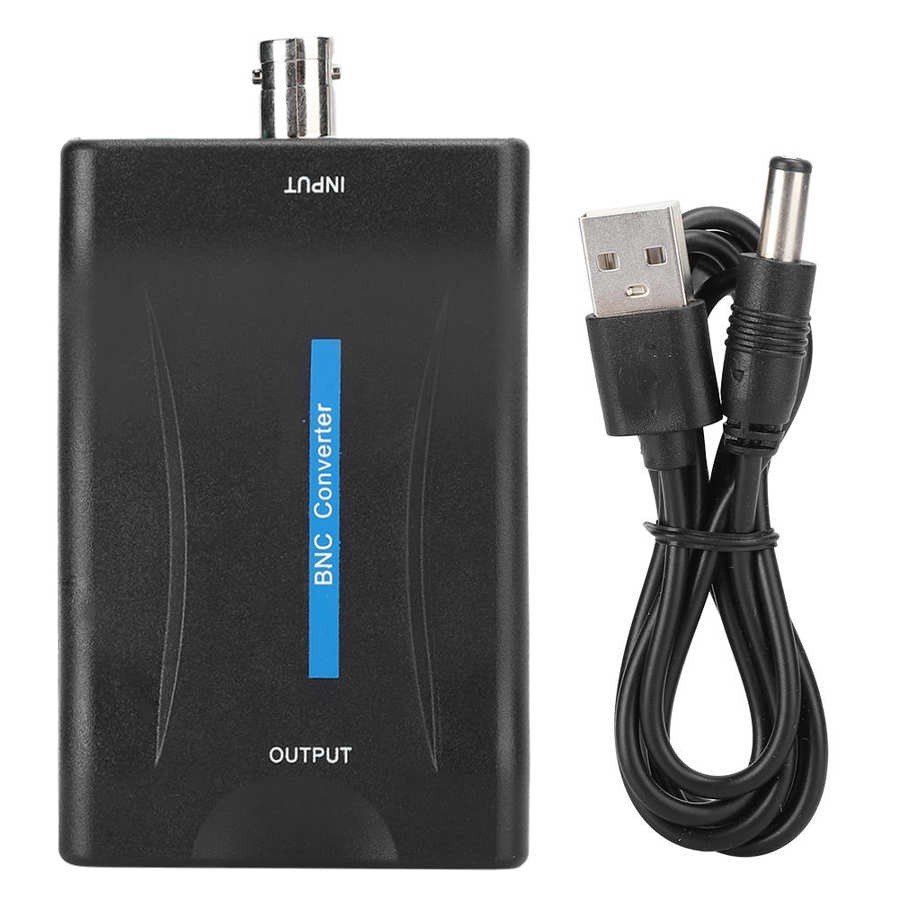 ABS BNC to HDTV Converter Monitoring to HDTV Adapter Display High Definition 1080P/720P Lossless Conversion
