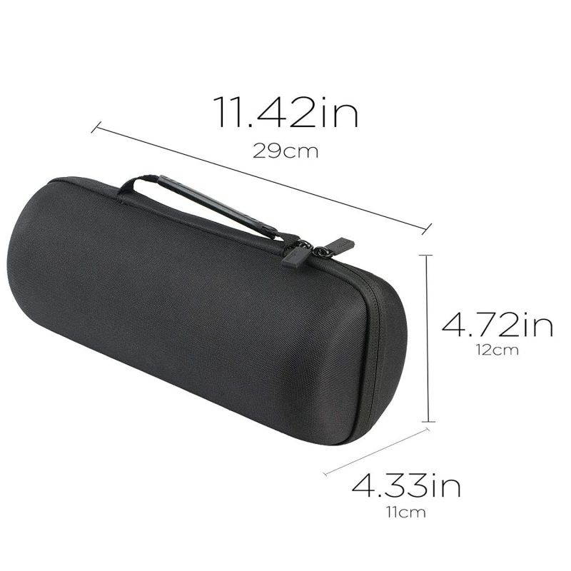 co2crea Hard Travel Case for JBL Pulse 4 Waterproof Portable Bluetooth Speaker (Black Case)