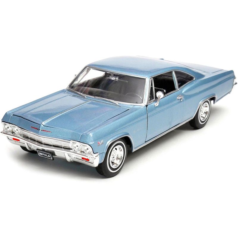 1965 Chevrolet Impala SS 396 Light Blue 1/24 Diecast Model Car by Welly