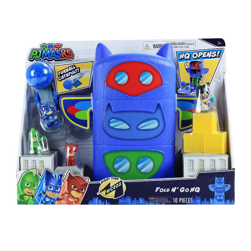 PJ Masks Nighttime Micros Fold N Go HQ
