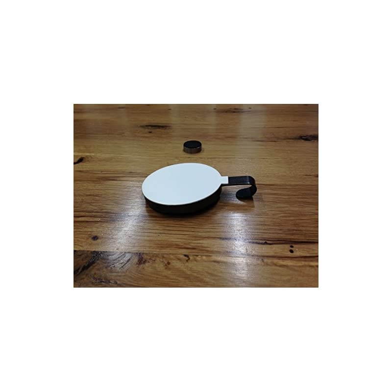 Reliable Magnetic Wreath Hooks (2 Pack) - Scratch-Free Silver Hangers Hold Up to 10 Lbs. Perfect for Hanging Tools in Garage, Christmas Wreaths, or as a Heavy Duty Magnetic Hook