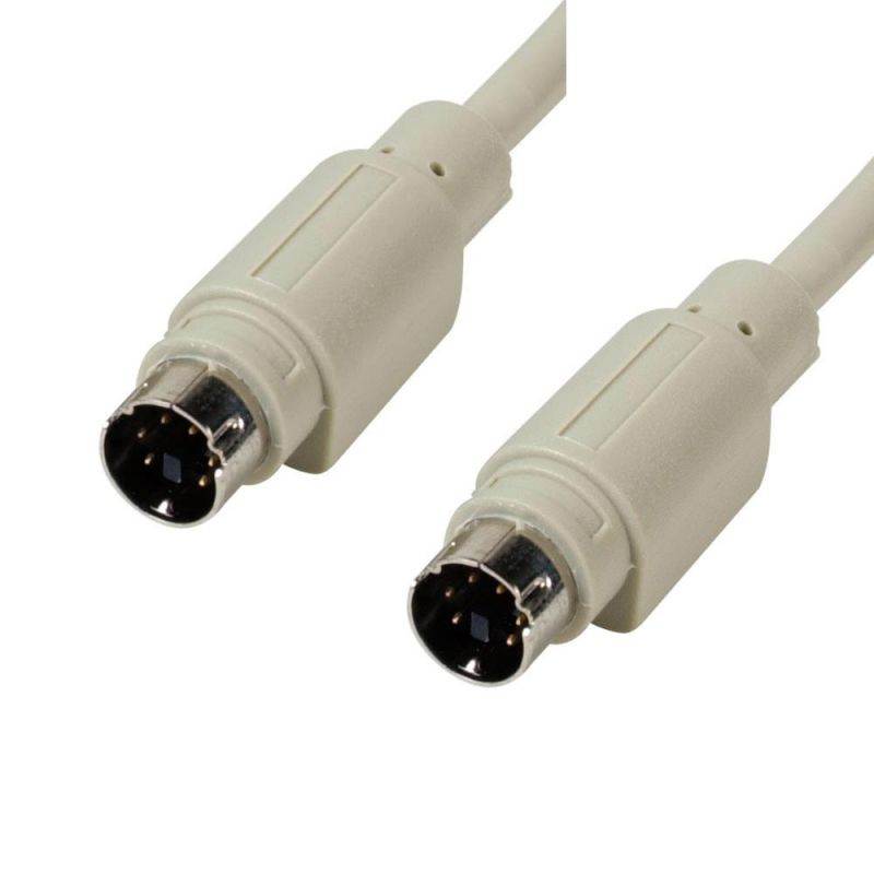 50ft PS/2 MDIN-6 Male to Male Cable - PS/2 Mini 6-Pin - 50 Feet