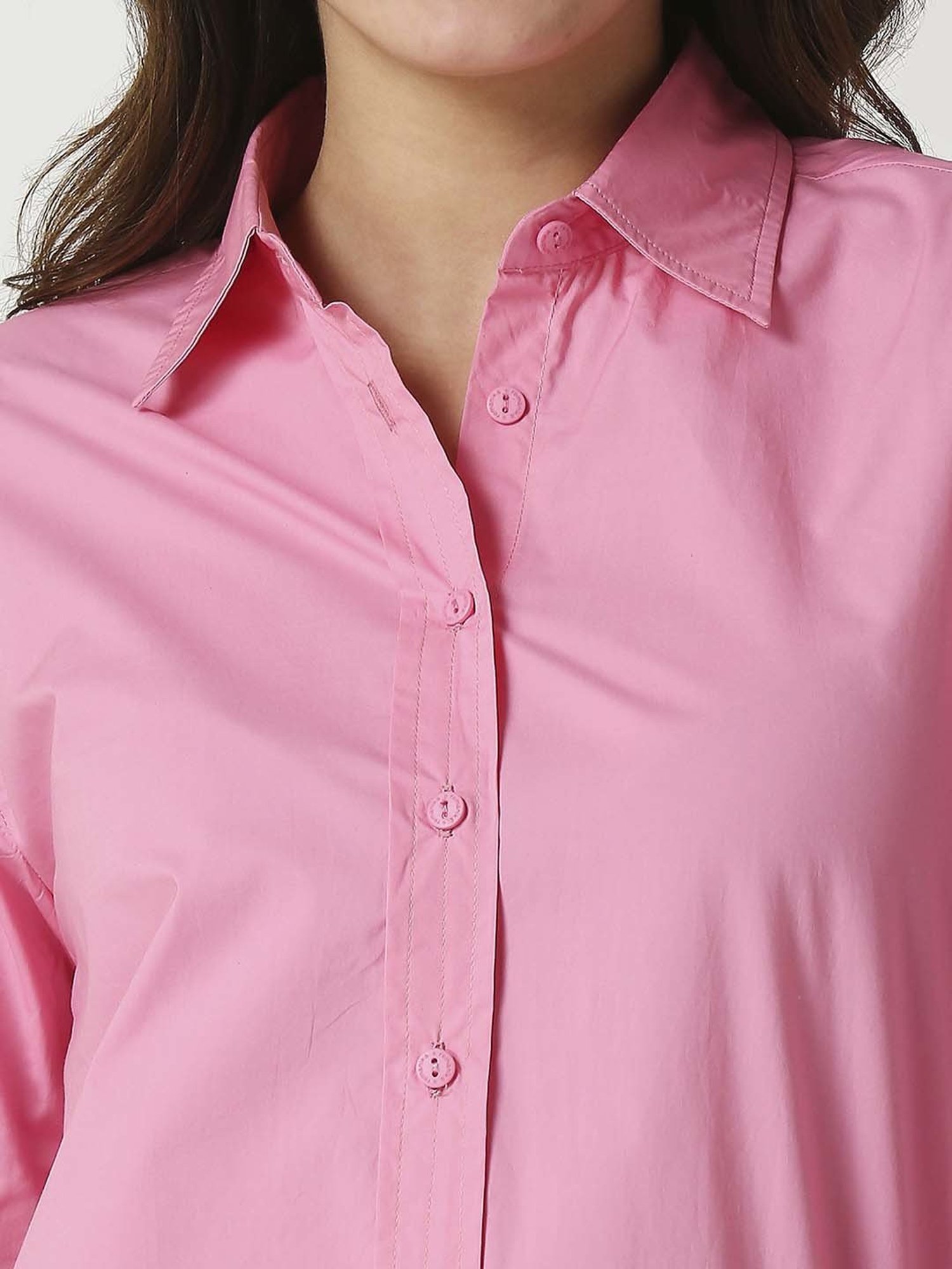 Remanika Pink Cotton Shirt