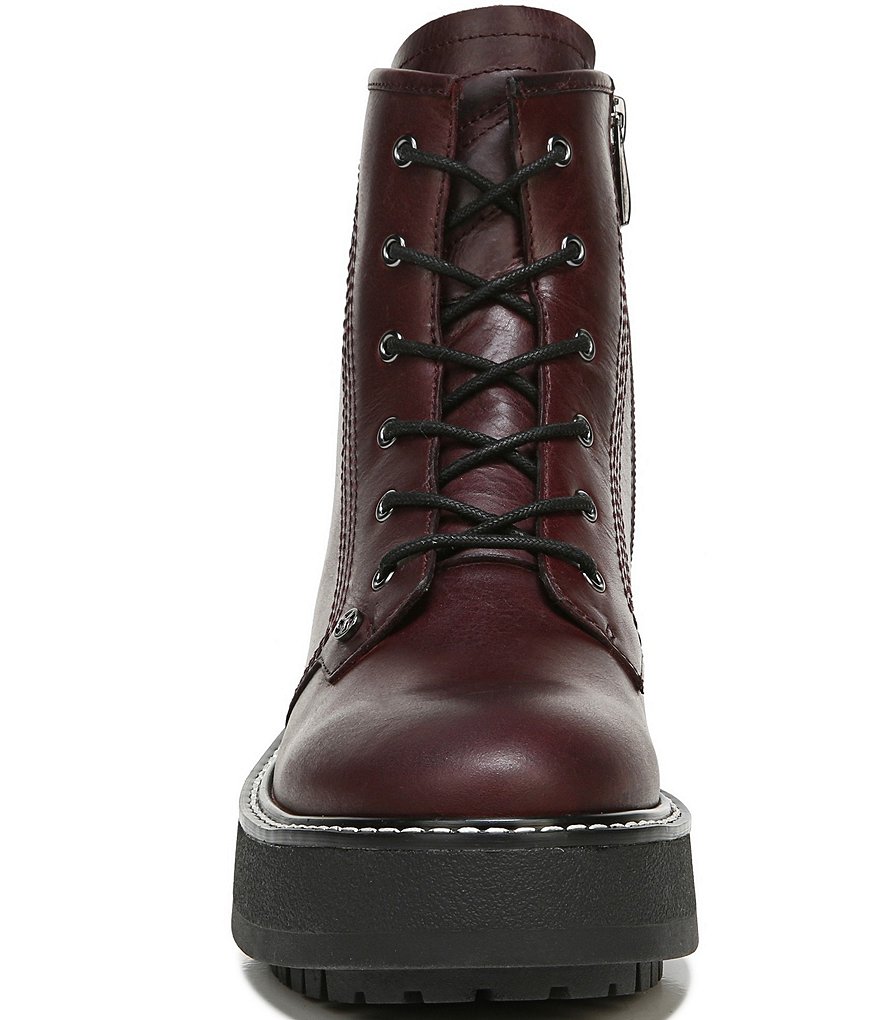 Franco Sarto Jensine Leather Combat Booties