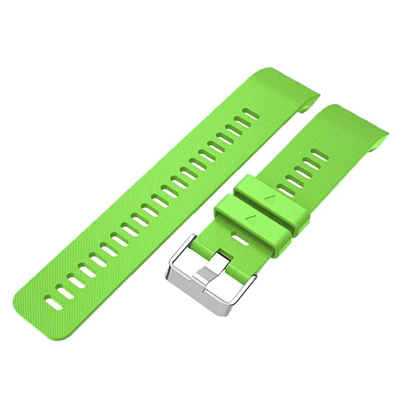 Band Compatible with Garmin Forerunner 35 Soft Silicone Replacement Watch Band Strap for Garmin Forerunner 35 Smart Watch Fit 511905 Inch 130230 mm Wrist Green