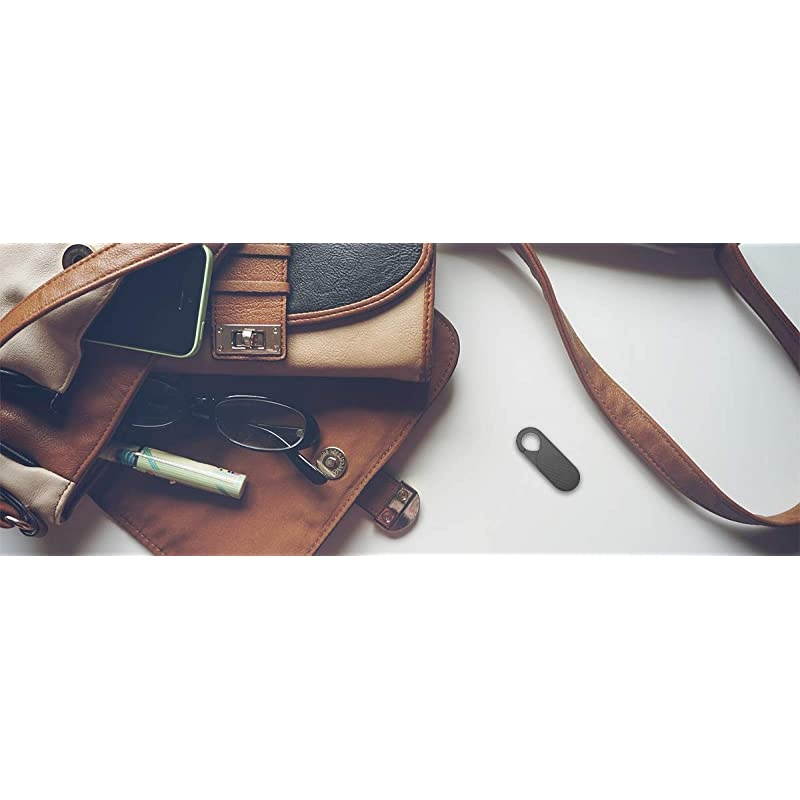 Key Finder Locator Phone Finder Item Locator Key Locator Bluetooth Smart Tracker for KeyPhoneWalletsPurseLuggageBackpackLaptopCameraUmbrella with APP Control Black ST04 Black