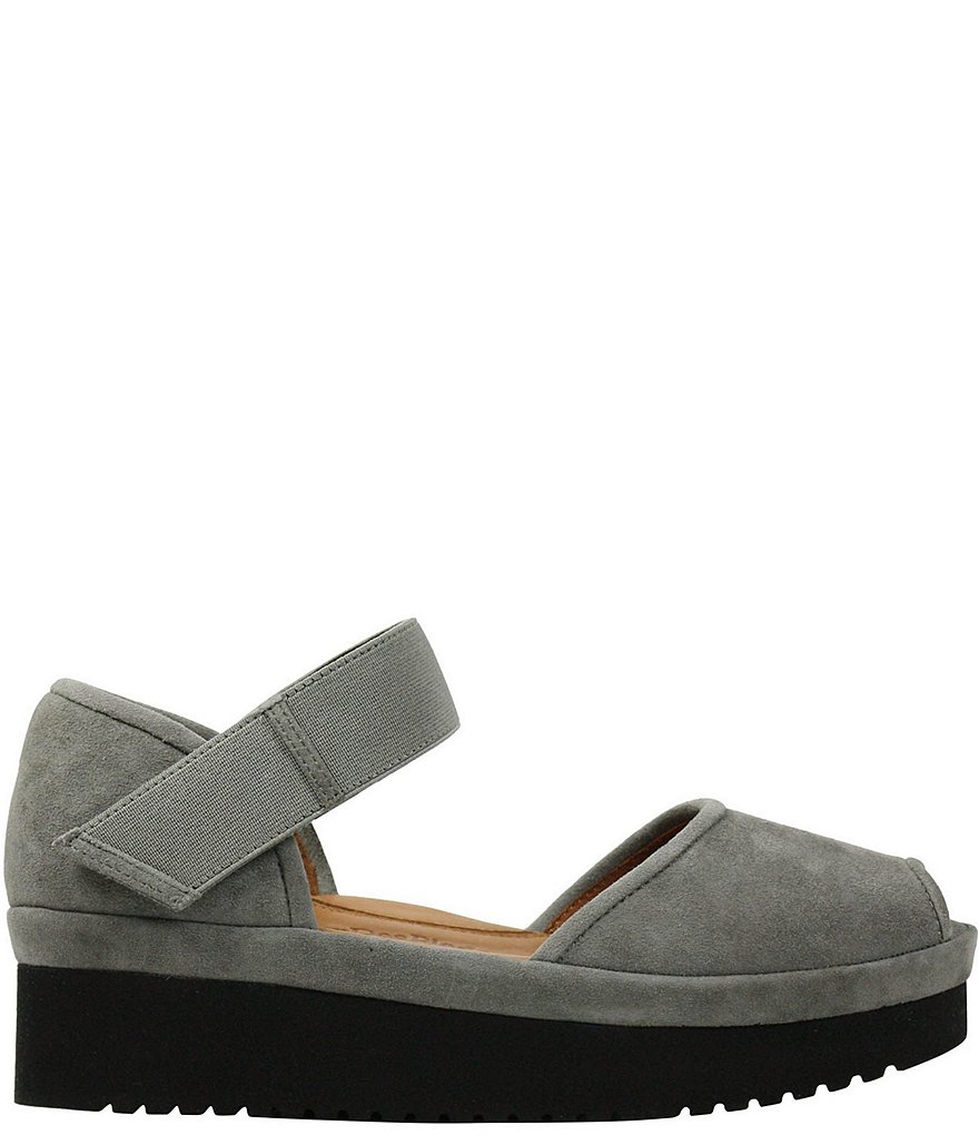 L'Amour Des Pieds Amadour Suede Flatform Sandals
