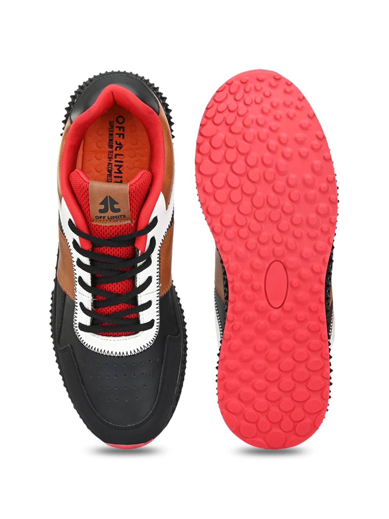 OFF LIMITS Men's Black Running Shoes