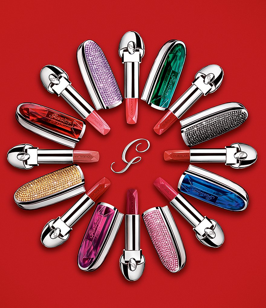 Guerlain Rouge G Sparkling Heart Gem Love Customizable Lipstick Case