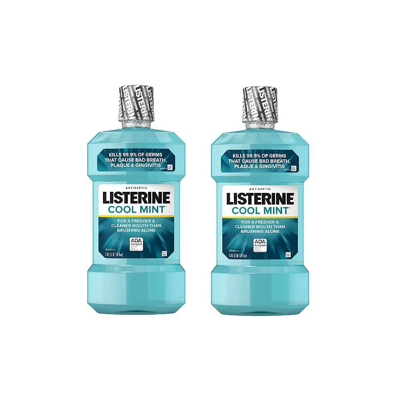 Listerine Cool Mint Mouth Wash - 3.6 fl oz/2pk